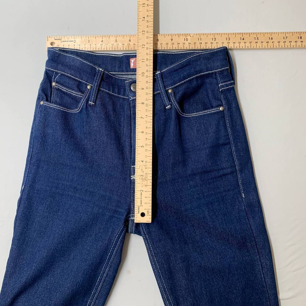MOTHER The Country Doozy 24 Ohh La La Dark Wash 70s Flare Jeans - Picture 10 of 16